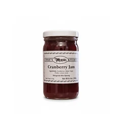 Cranberry jam jar in the Coffee Milk Breakfast Kit.